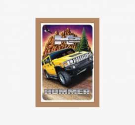 Tac Signs  - Hummer yellow/brown - Tac Signs - HR01 - tacHR01 | The Diecast Company