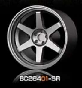 Wheels & tires Rims & tires - 2021 silver - 1:64 - Mot Hobby - BC26401-SR - MotBC26401-SR | The Diecast Company
