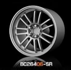 Wheels & tires Rims & tires - 2021 silver - 1:64 - Mot Hobby - BC26406-SR - MotBC26406-SR | The Diecast Company