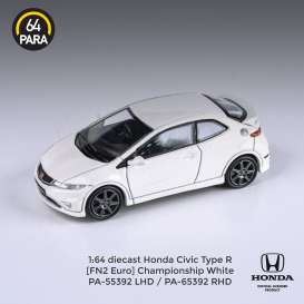 Honda  - Civic Type R FN2 white - 1:64 - Para64 - 65392R - pa65392R | The Diecast Company
