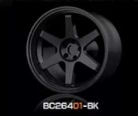 Wheels & tires Rims & tires - 2021 gloss black - 1:64 - Mot Hobby - BC26401-BK - MotBC26401-BK | The Diecast Company