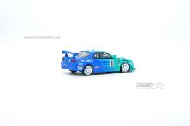 Nissan  - Skyline GT-R blue/green - 1:64 - Inno Models - in64-R34RA-FAL - in64R34RAFAL | The Diecast Company