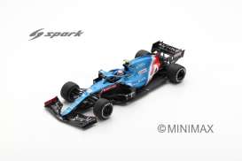 Alpine  - A521 2021 blue/black - 1:18 - Spark - 18S600 - spa18S600 | The Diecast Company