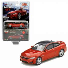 BMW  - M4 (F82) sakhir orange-red - 1:64 - Mini GT - 00121-L - MGT00121lhdMJ | The Diecast Company
