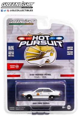 Ford  - Taurus 1990 white - 1:64 - GreenLight - 42990A - gl42990A | The Diecast Company