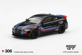 BMW  - LB Works M4  2021 black/m stripes - 1:64 - Mini GT - 00306-L - MGT00306lhdMJ | The Diecast Company