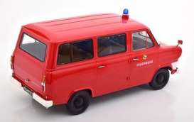 Ford  - Transit Bus 1965 red - 1:18 - KK - Scale - 180467 - KKDC180467 | The Diecast Company