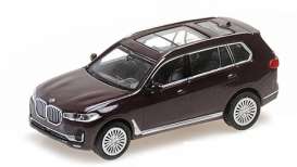 BMW  - X7 2019 dark red metallic - 1:87 - Minichamps - 870029304 - mc870029304 | The Diecast Company