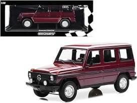 Mercedes Benz  - G-model long (W460) 1980 dark red - 1:18 - Minichamps - 155038102 - mc155038102 | The Diecast Company