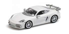 Porsche  - 718 Cayman GT4 Clubsport 2020 white - 1:18 - Minichamps - 117196100 - mc117196100 | The Diecast Company