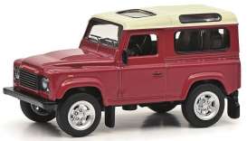 Land Rover  - Defender red/white - 1:64 - Schuco - 20307 - schuco20307 | The Diecast Company