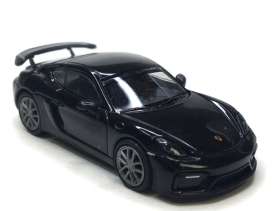 Porsche  - 718 Cayman GT4 (981) 2019 black - 1:87 - Minichamps - 870067601 - mc870067601 | The Diecast Company