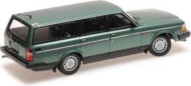 Volvo  - 240 GL Break 1986 dark green - 1:87 - Minichamps - 870171414 - mc870171414 | The Diecast Company