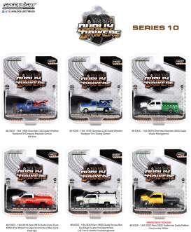 Assortment/ Mix  - Dually Drivers Series 10 various - 1:64 - GreenLight - 46100 - gl46100 | The Diecast Company