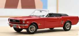 Ford Mustang - Convertible 1966 red - 1:18 - Norev - 182810 - nor182810 | The Diecast Company