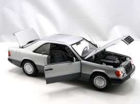 Mercedes Benz  - 300 CE-24 Coupé 1990 Silver - 1:18 - Norev - 183880 - nor183880 | The Diecast Company