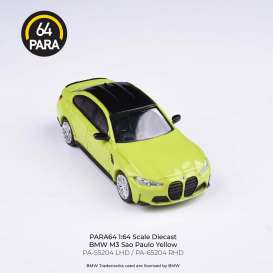 BMW  - M3 G80 yellow - 1:64 - Para64 - 55204 - pa55204L | The Diecast Company
