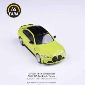 BMW  - M3 G80 yellow - 1:64 - Para64 - 65204 - pa65204R | The Diecast Company