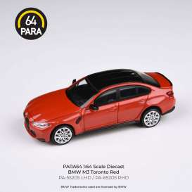 BMW  - M3 G80 red - 1:64 - Para64 - 65205 - pa65205R | The Diecast Company