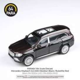 Mercedes Benz Maybach - GLS black/red - 1:64 - Para64 - 65304 - pa65304R | The Diecast Company