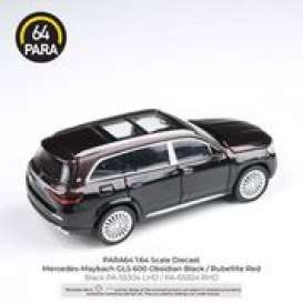 Mercedes Benz Maybach - GLS black/red - 1:64 - Para64 - 65304 - pa65304R | The Diecast Company