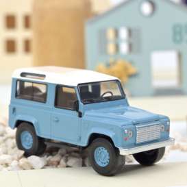 Land Rover  - Defender 1995 blue/white - 1:43 - Norev - 845107 - nor845107 | The Diecast Company