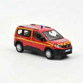 Peugeot  - Rifter 2019 red - 1:43 - Norev - 479070 - nor479070 | The Diecast Company