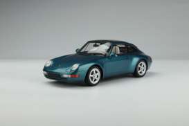 Porsche  - 911 1995 turquoise blue - 1:18 - GT Spirit - GT350 - GT350 | The Diecast Company