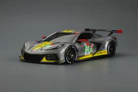 Chevrolet  - Corvette C8 2021 grey - 1:18 - GT Spirit - GT879 - GT879 | The Diecast Company