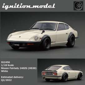 Nissan  - Fairlady white - 1:18 - Ignition - IG2456 - IG2456 | The Diecast Company