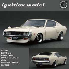 Toyota  - Celica white - 1:18 - Ignition - IG2599 - IG2599 | The Diecast Company