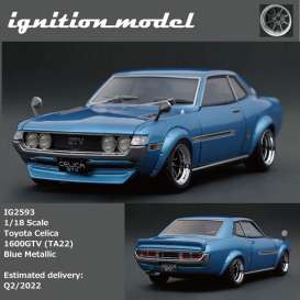 Toyota  - Celica blue - 1:18 - Ignition - IG2593 - IG2593 | The Diecast Company