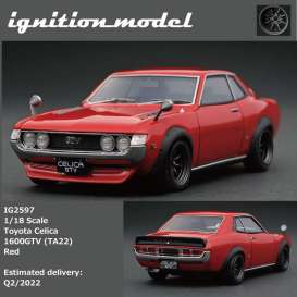 Toyota  - Celica red - 1:18 - Ignition - IG2597 - IG2597 | The Diecast Company