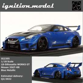 LB Works Nissan - 35 GT-RR blue - 1:18 - Ignition - IG2355 - IG2355 | The Diecast Company