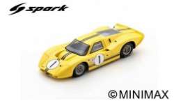 Ford  - GT40 1967 yellow - 1:43 - Spark - 43SE67 - spa43SE67 | The Diecast Company