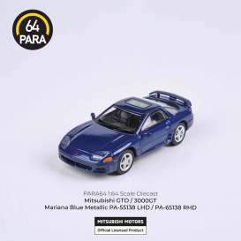 Mitsubishi  - 3000 GT blue metallic - 1:64 - Para64 - 65138R - pa65138R | The Diecast Company