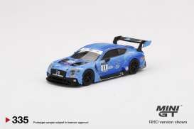 Bentley  - Continental GT3 #11 2020 blue - 1:64 - Mini GT - 00335-R - MGT00335rhd | The Diecast Company