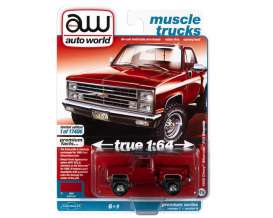 Chevrolet  - Silverado 1986 apple red - 1:64 - Auto World - SP095A - AWSP095A | The Diecast Company