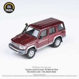 Toyota  - Land Cruiser 76 red - 1:64 - Para64 - 65313R - pa65313R | The Diecast Company
