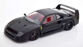 Ferrari  - F40 1990 black - 1:18 - KK - Scale - 180812 - kkdc180812 | The Diecast Company