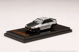 Toyota  - Corolla Levin silver/black - 1:64 - Ignition - HJ641035CSK - IGHJ641035CSK | The Diecast Company