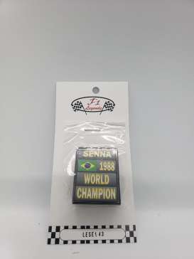 Figures diorama - A. Senna World Champion Sign 1988  - 1:43 - Cartrix - CTLE43005 - CTLE43005 | The Diecast Company