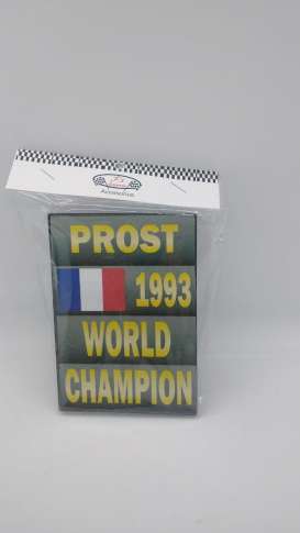 Figures diorama - A. Prost W.Champion Sign 1993  - 1:18 - Cartrix - CTLE18008 - CTLE18008 | The Diecast Company