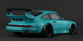 Porsche  - RWB 930 light blue - 1:18 - Ignition - IG2479 - IG2479 | The Diecast Company