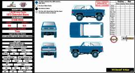 Chevrolet  - K5 Blazer 1973 blue - 1:64 - M2 Machines - 31500HS30 - M2-31500HS30 | The Diecast Company