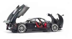 Pagani  - Zonda 2015 matt black - 1:18 - Almost Real - 854301 - ALM854301 | The Diecast Company