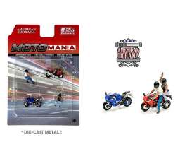 Figures  - Moto Mania #1 2022  - 1:64 - American Diorama - 76486 - AD76486 | The Diecast Company
