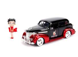 Chevrolet  - Master Deluxe 1939 black/red - 1:24 - Jada Toys - 30695 - jada30695-1 | The Diecast Company
