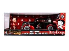 Chevrolet  - Master Deluxe 1939 black/red - 1:24 - Jada Toys - 30695 - jada30695-1 | The Diecast Company