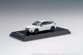 Honda  - Civic white pearl - 1:64 - Hobby Japan - HJ641046AW - HJ641046AW | The Diecast Company